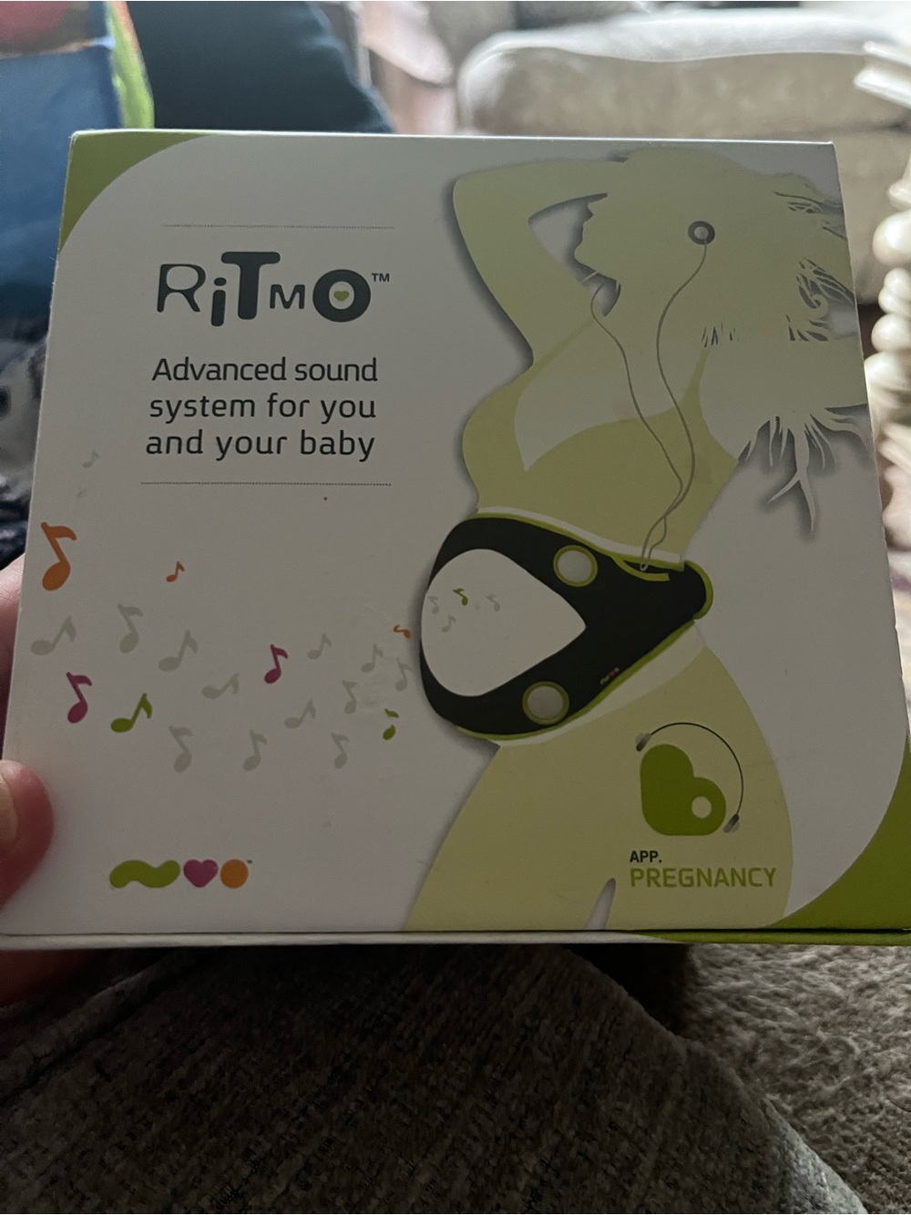 Ritmo Advanced Pregnancy Sound System - Black/Green